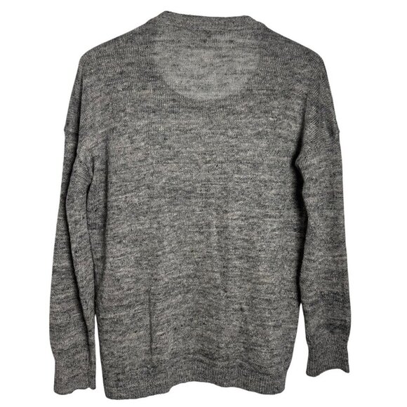 Vince. 100% linen knit sweater Top Gray size small - Picture 3 of 6